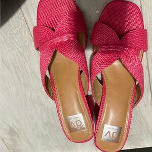 DV by Dolce Vita Women's Bright Pink Sandals